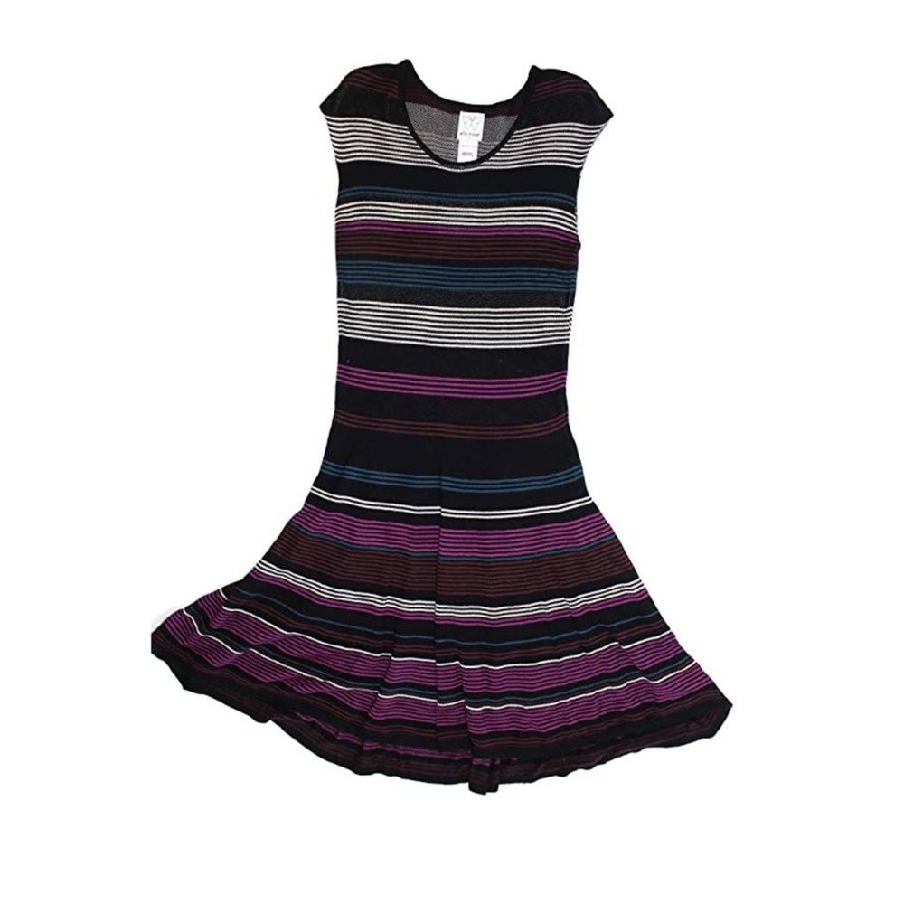 Ella Moss Girls Slim Size Melaine Intarsia Dress - Picture 1 of 2